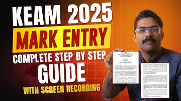 KEAM 2025| How to upload +2 Marks Step-by-Step Guide with Screen Recording | Full Malayalam Tutorial