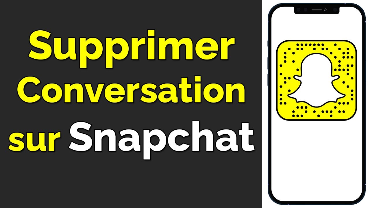 Comment effacer une conversation Snapchat (Supprimer conversation Snap)