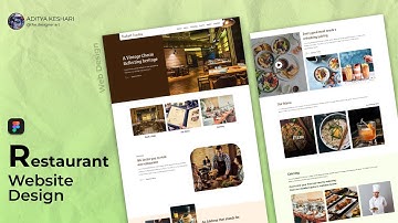Creating a Restaurant Web Design in Figma for Beginners | Hindi | Part - 1 #webdesign #uidesign