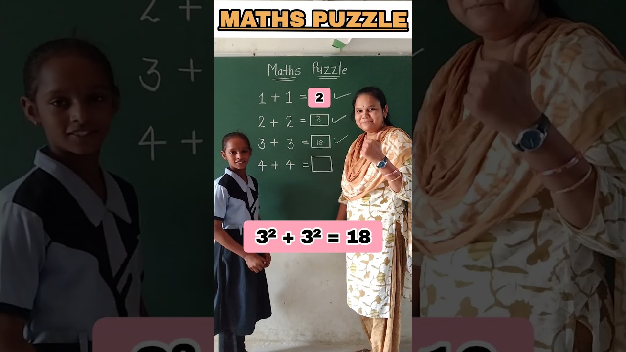 Maths Puzzle/Brain Test/innovative ideas #education #short #youtubeshorts #maths