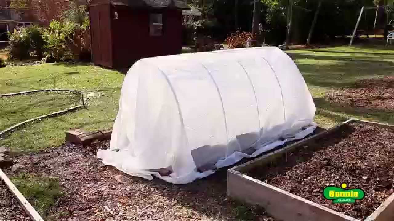 Make A Row Cover Hoop House Bonnie Plants