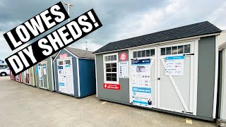 TINY HOME SHEDS UNDER $2K! LOWES SUMMER 2023!