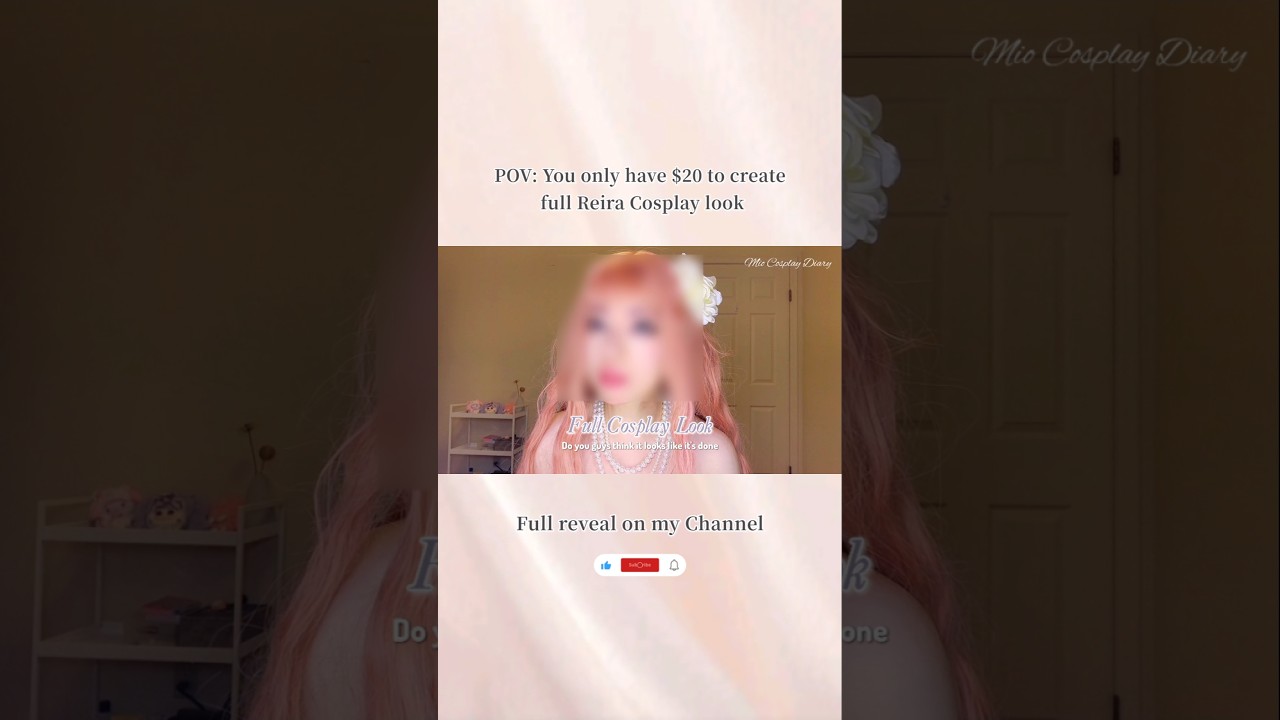 I can’t tell if this look is success or failed 😭 #reiracosplay #cosplay #cosplaymakeup