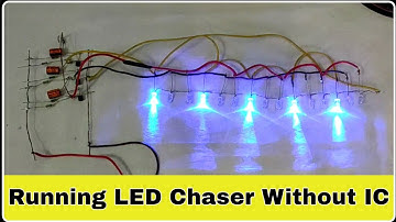 How To Make Running LED Chaser without IC