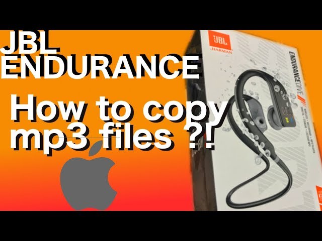mp3 music files onto the JBL DIVE headphones from MAC - How to - YouTube