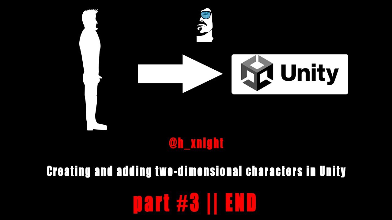 Creating and adding 2D characters in Unity part#3||END - YouTube