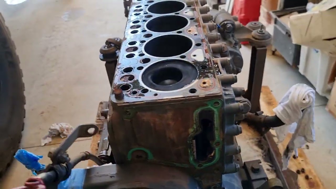 Taking the top off the 366la for inspection