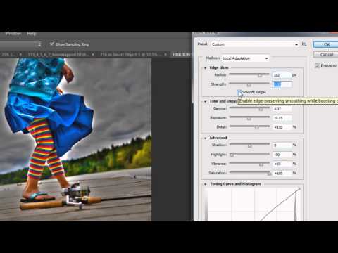 HDR Toning in Photoshop cs6