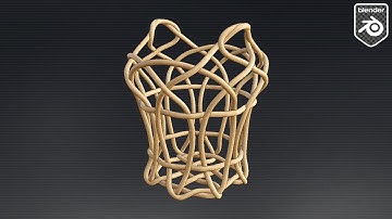 How to Model a Wicker Basket in Blender 3D