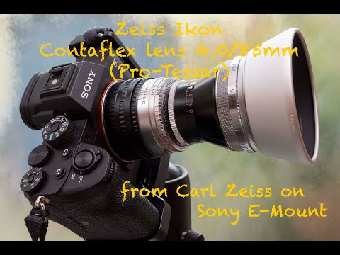 Zeiss Ikon Contaflex lens 4.0 85mm Pro Tessar from Carl