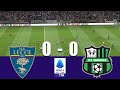 Lecce vs Sassuolo 0 - 0 | Serie A - 2025/26 | VideoGame Simulation