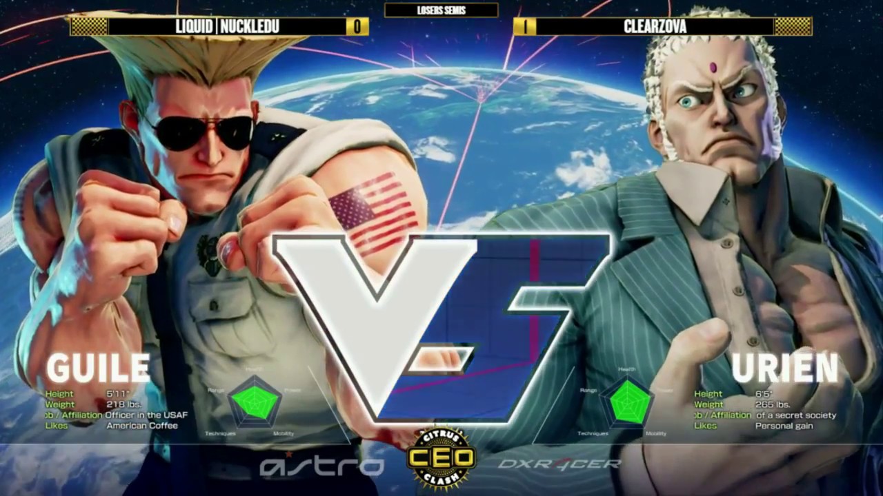 CEO CITRUS CLASH #7 SFV - LIQUID NUCKLEDU vs CLEARZOVA