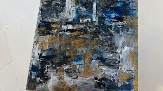 Easy Abstract Painting for Beginners Acrylic Painting / How to paint abstract Как сделать абстракцию