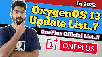 OxygenOS 13 Update List..? | OnePlus OxygenOS Update | OxygenOS 12 | Android 13 | Techqee Emmi