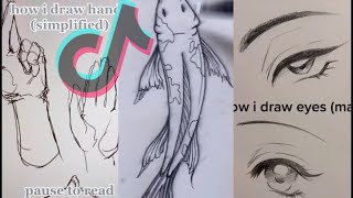 Tik Tok Drawing Tutorials #4