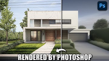 How I Improved an Architectural Render using PHOTOSHOP (No render elements)