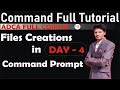 Files Creation In Command Prompt | ADCA full course |