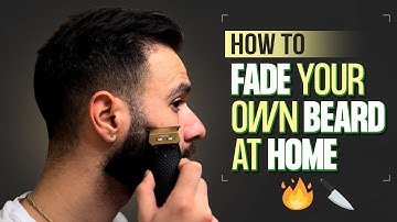 Step by Step Beard Fade at Home | No Side Burns Tutorial