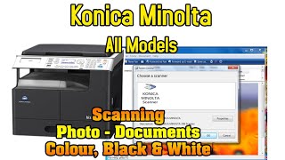 Konica Minolta  Scan to PC