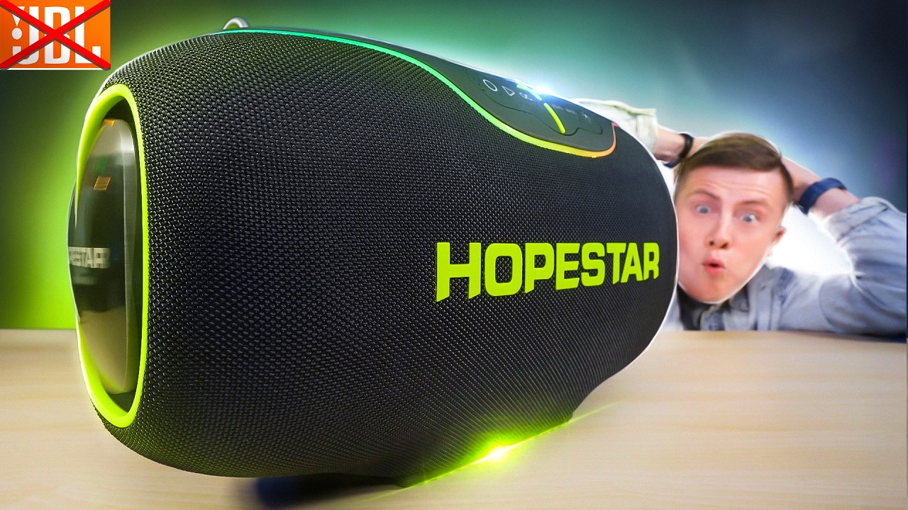 HOPESTAR A80 – УБИЙЦА JBL 2025? Самый Мощный Бомбокс! 350W