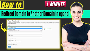 How to redirect domain to another domain in cpanel 2024