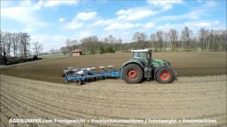 Fendt 927scr mit 6 schar Lemken Pflug & Packer TEST AGRIbumper Frontgewicht