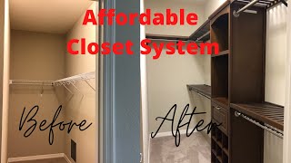 Closet System | Installing an Allen + Roth Closet Organizer