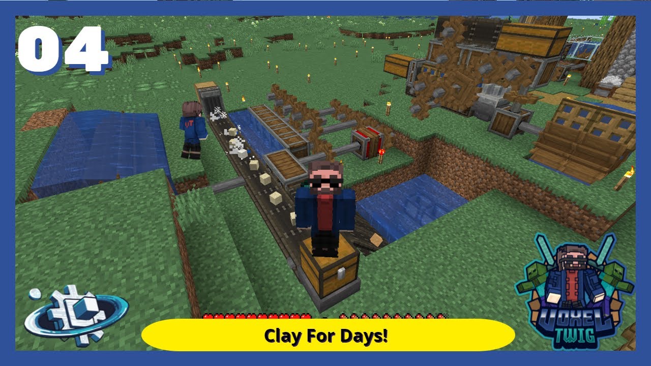 Create: Above and Beyond Ep. 4 | Automated Clay Farm - YouTube