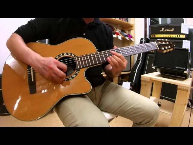 Ovation エレガット 2073AX-4 ピック弾き - YouTube