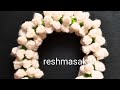 #crochet jasmine flower gajra#मोगरा गजरा