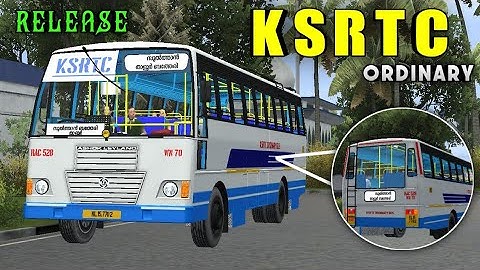 New KSRTC ORDINARY Bus Mod Release🔥 | | For Bussid / /