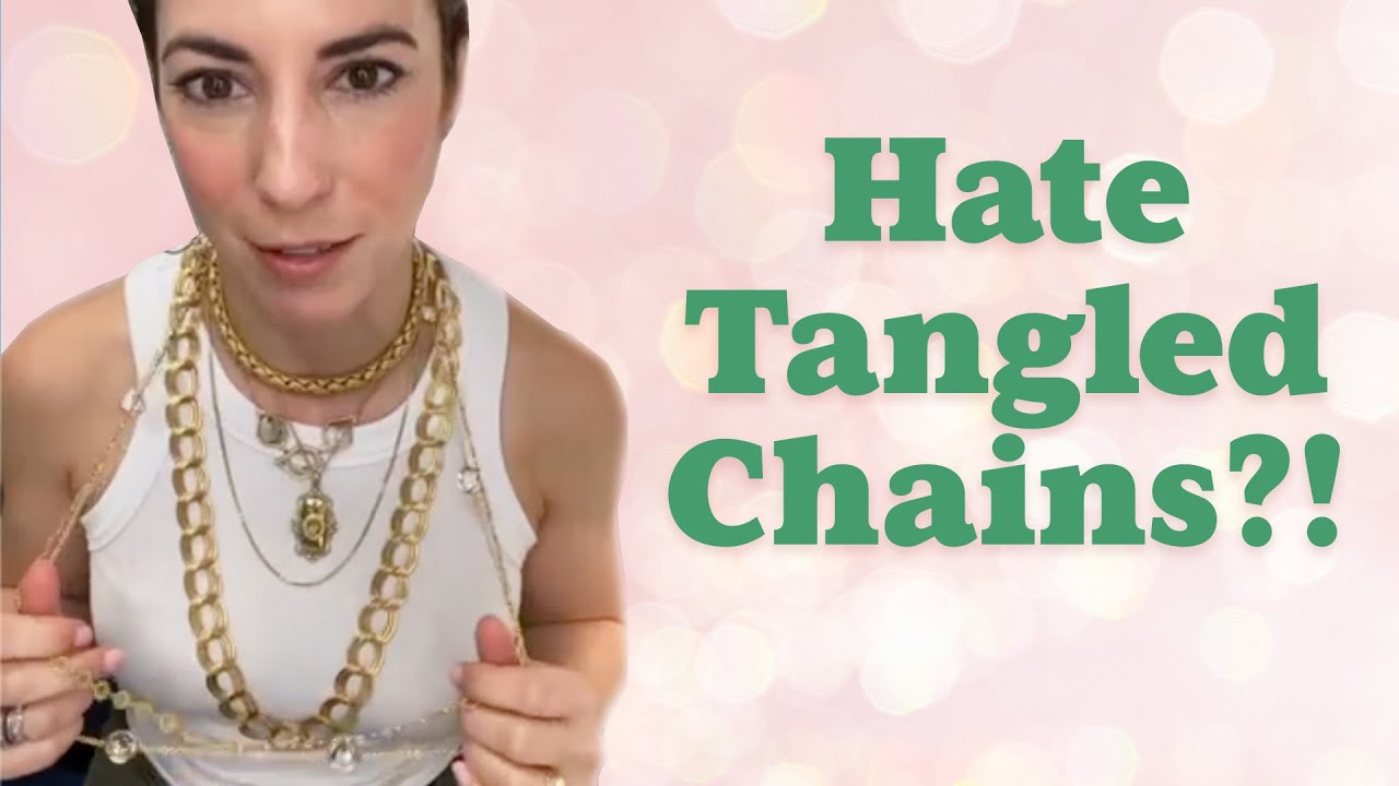 How To Wear Layered Necklaces Without Tangling – My DIY Solution