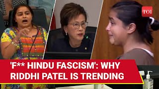 Riddhi Patel Bakersfield Speech: Protestor Once Abused BJP & PM Modi Jailed In America | Israel Gaza