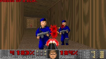 Doom II Hell on Earth Map31 UV Max in 2m18s by Henning