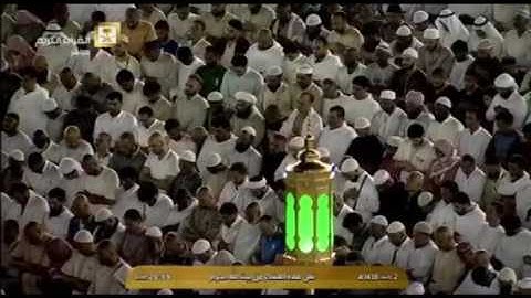 تلاوة بديعة للشيخ د_ ماهر المعيقلي عشاء الخميس 2-7-1438هـ لآواخر سورة الزمر