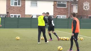 Rickie and Hendo Melwood shootout  Liverpool FC