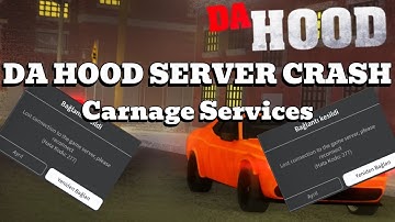 Roblox - Da Hood Server Crash Exploit & Carnage