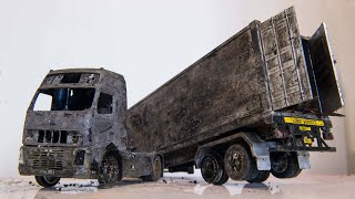 Volvo FH12 - Restoration Abandoned Semi Trailer Truck