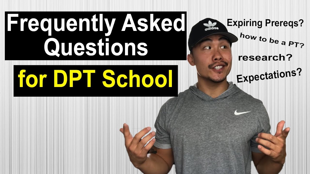 FAQs for Physical Therapy School - YouTube