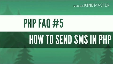 PHP FAQ -  HOW TO SEND SMS IN PHP
