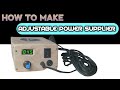 How to make a adjustable power supply at home very easy.