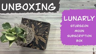 UNBOXING & REVIEW of NEW Lunarly - Sturgeon Moon Subscription Box