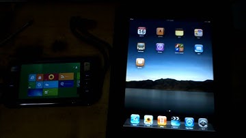 Windows 8 (viliv S5)VS iOS 4 (iPad 1G) - Boot Time
