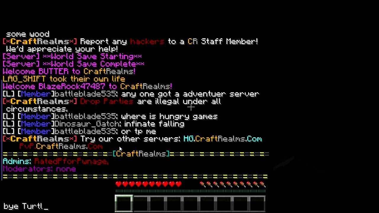 Minecraft Epic Server Glitch - YouTube