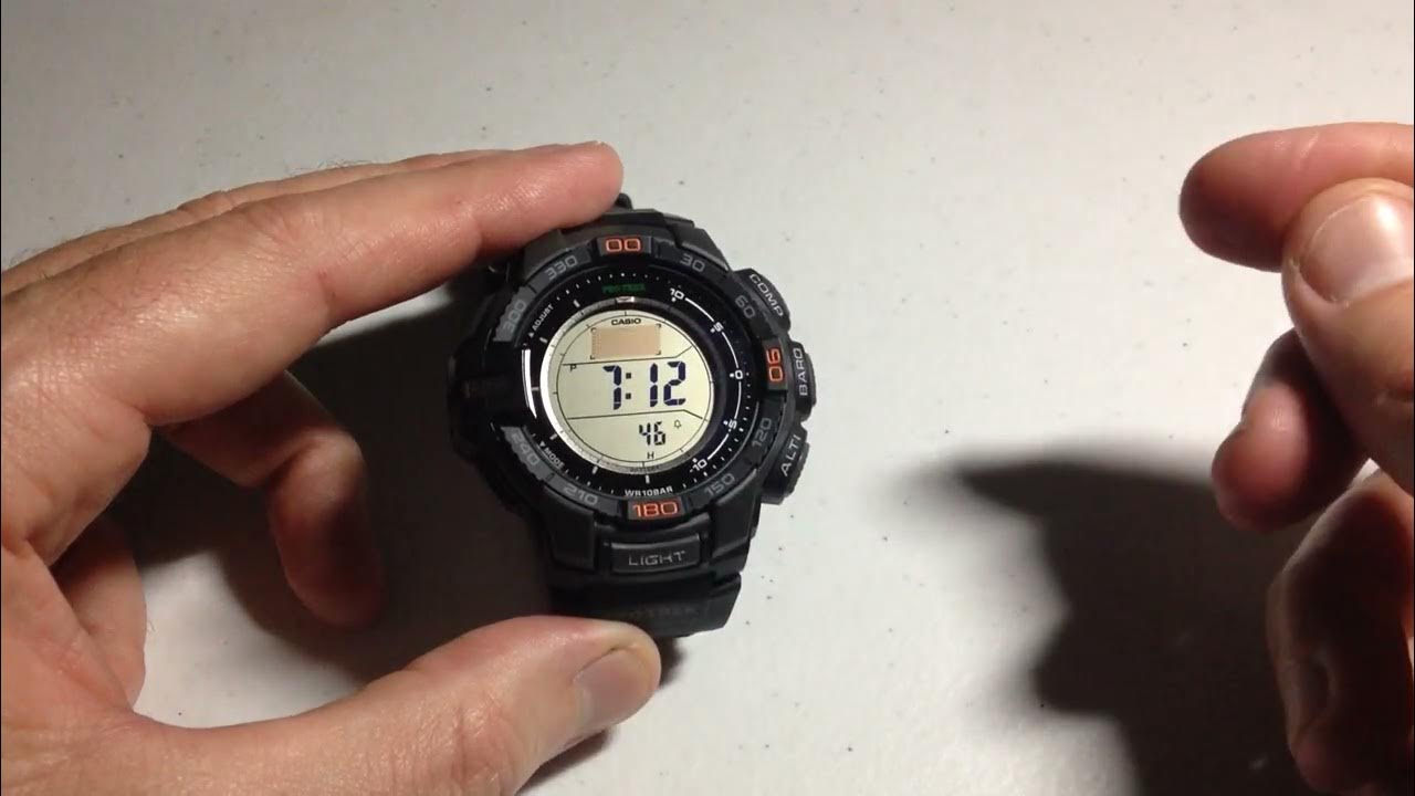 Casio Pro Trek (PRG270) Adjust DST setting (Daylight Savings Time