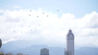 20211010 國慶 旋翼機 直升機 新光三越 4K