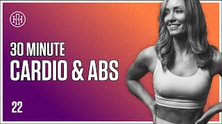 30 MIN Cardio & Abs Workout/ HR12WEEK EXPRESS : Day 22