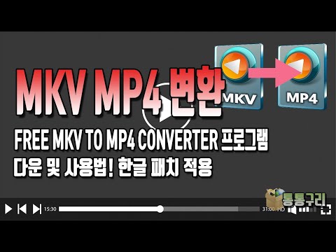 mkv mp4 변환 쉽게 하는 Free MKV to MP4 Converter 프로그램 다운 및 사용법! 한국어 적용까지!!