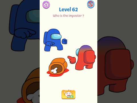 Who is the imposter || Dop 5 Gameplay Puzzle || Level 62 || #dop #dop5 #puzzles #shorts #viral