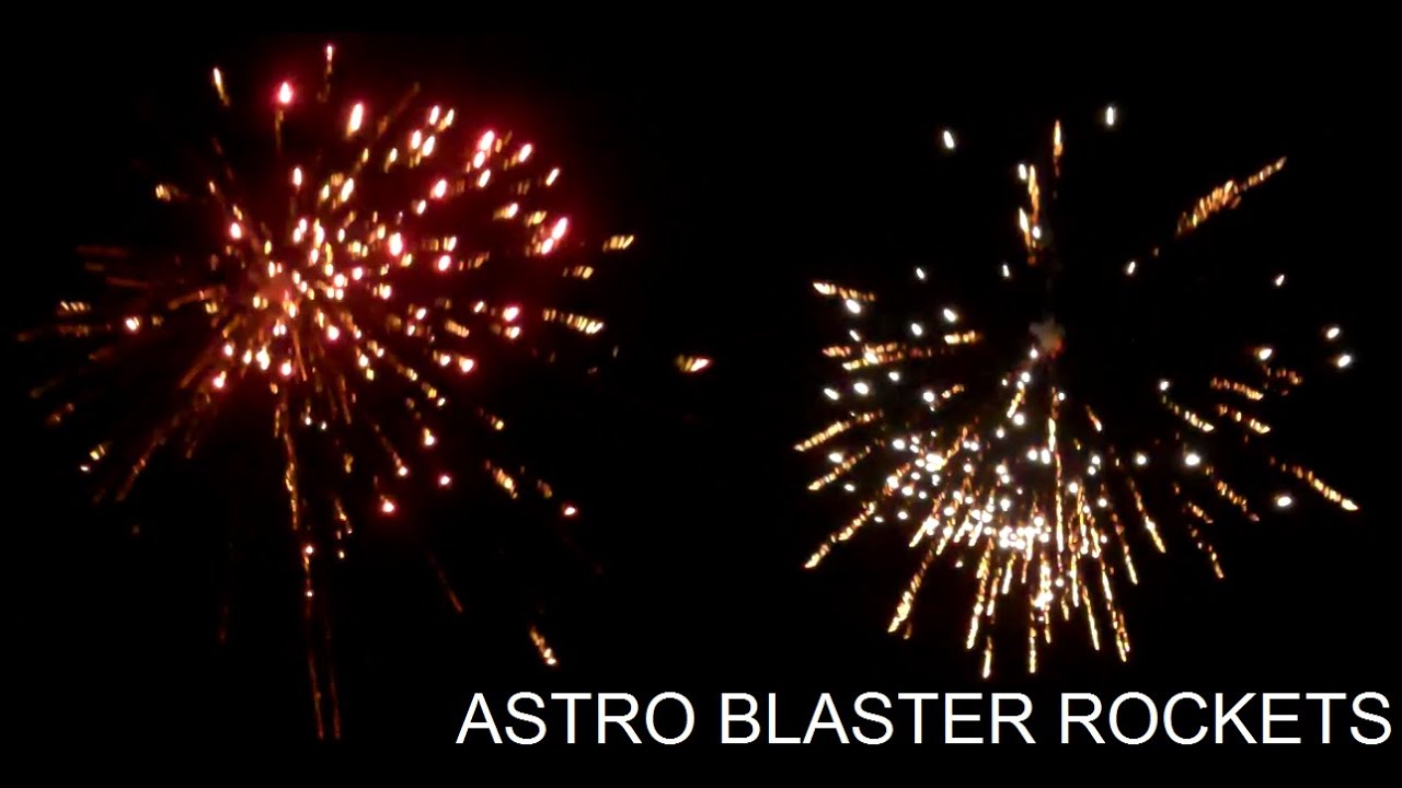 Astro Blaster Rockets - Brothers Pyrotechnics - YouTube